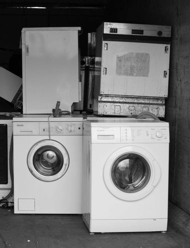 Wertstoffhof-Container